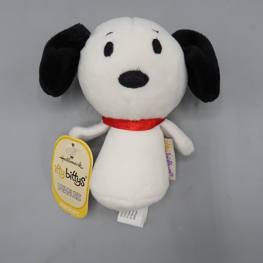 Vintage Peanuts Hallmark Itty Bittys Snoopy Plush Charlie Brown Plushie‎ NWT